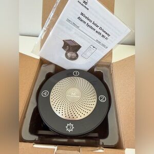 MARCS Wireless Solar Driveway Alarm System - Black and Silver